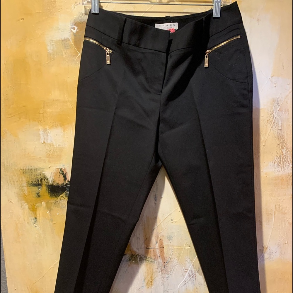 Chaus, Size 4 Party Pants with metallic accents.